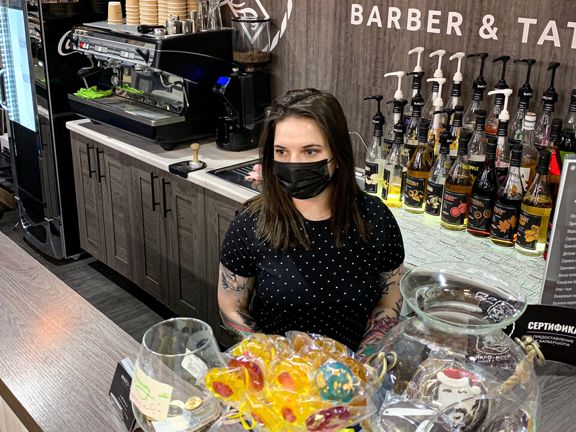 Hard-Rock Barbershop, интерьер