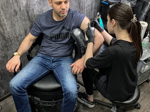 Hard-Rock Barbershop, интерьер