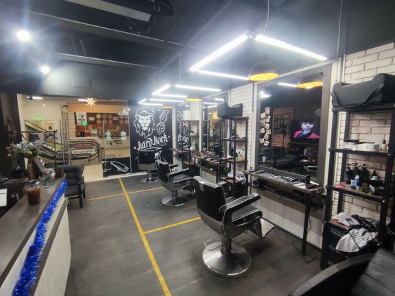 Hard-Rock Barbershop, интерьер