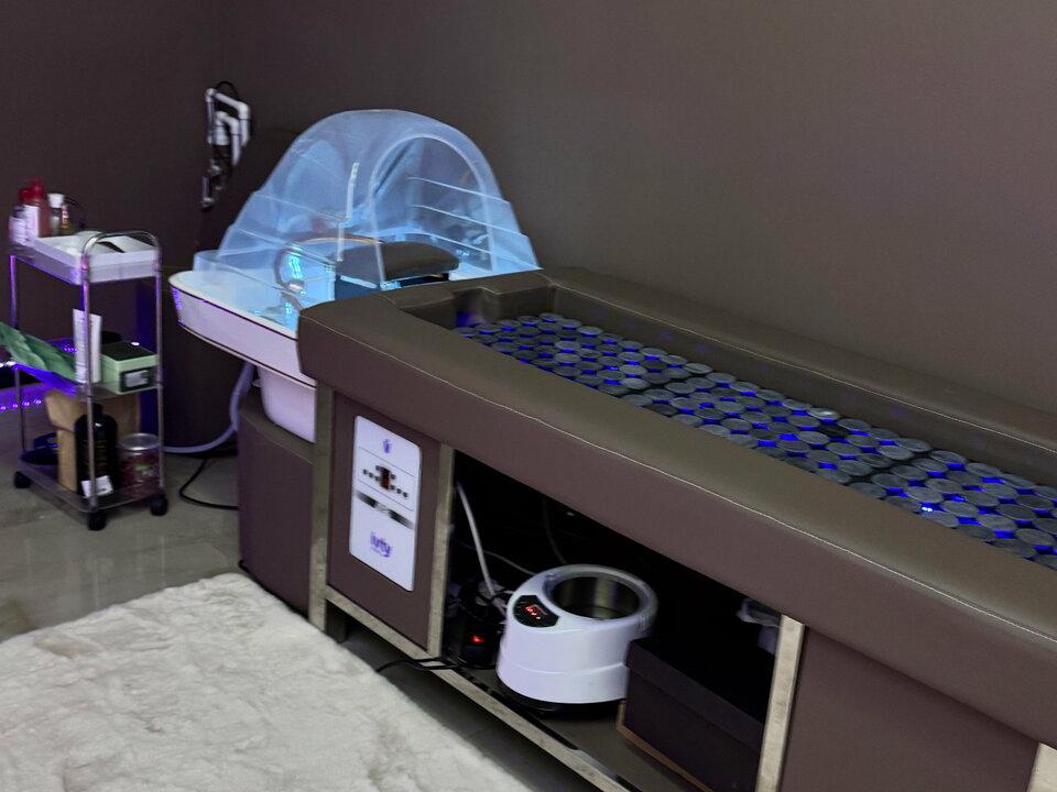 HeadSpa Studio, интерьер
