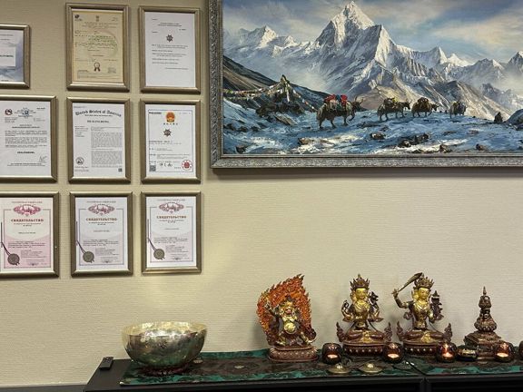 Healingbowl, интерьер
