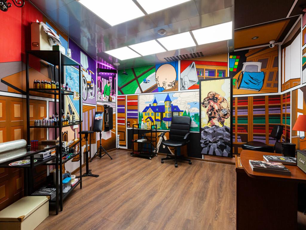 InkFactory, интерьер