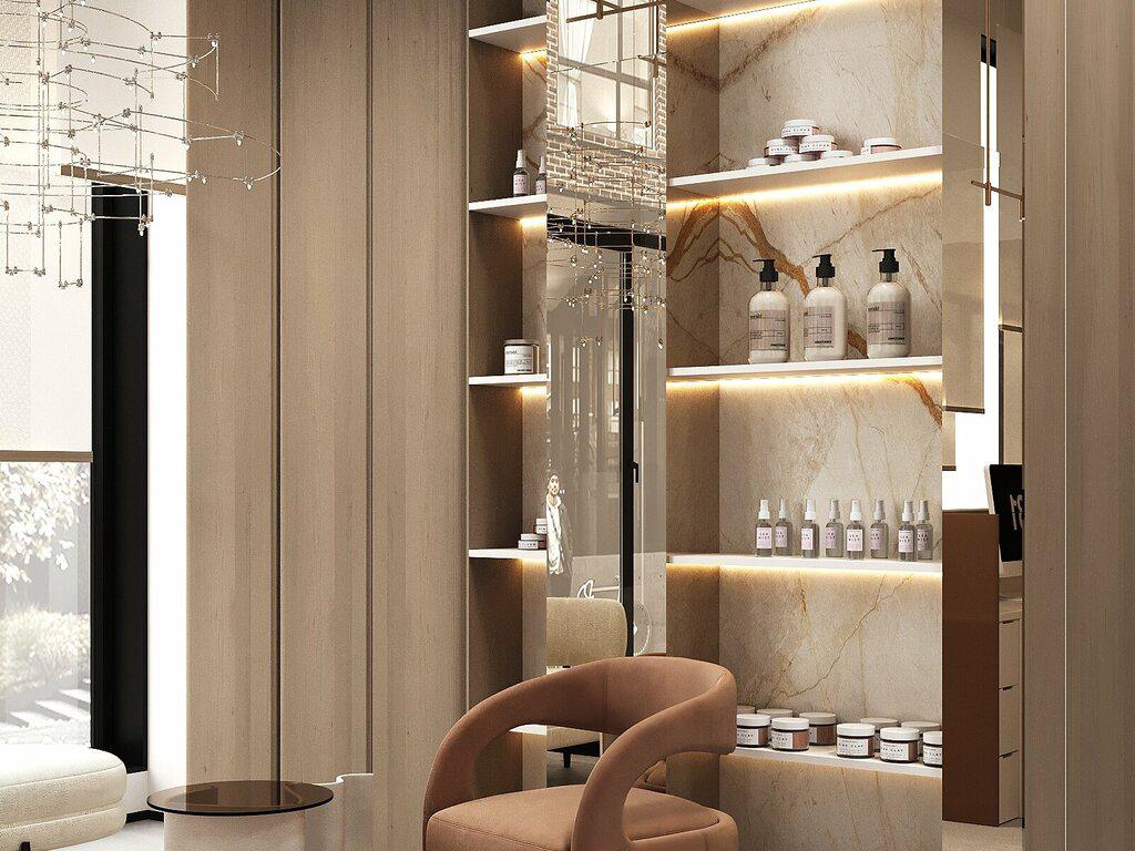 Insalon, интерьер