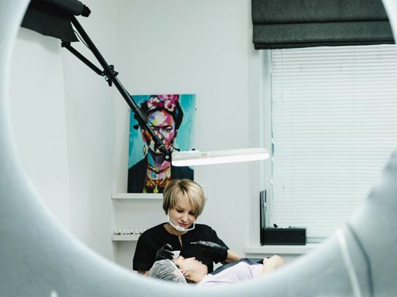 Кабинет перманентного макияжа Ирины Дичь, интерьер