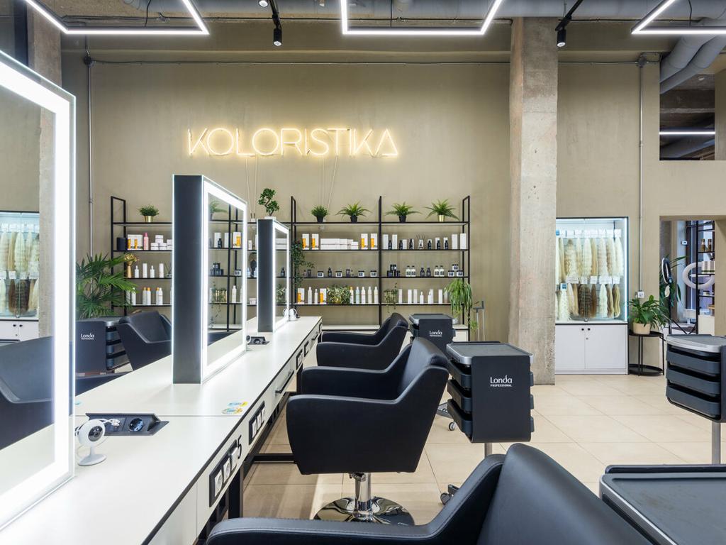 Koloristika, интерьер