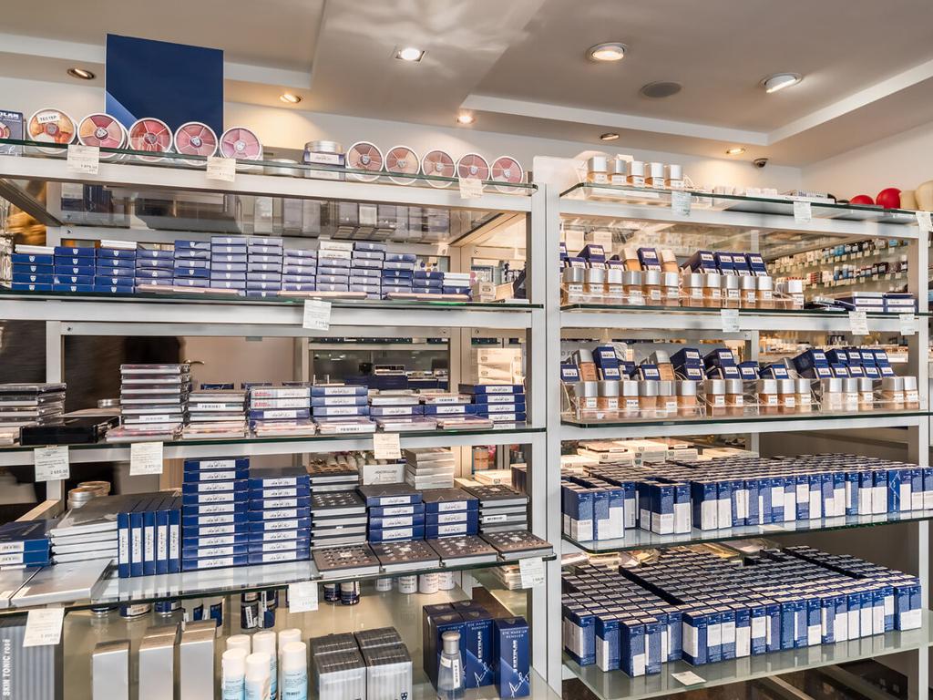 Kryolan, интерьер