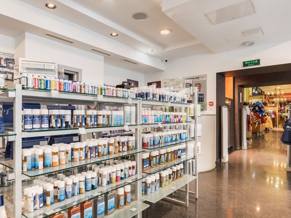 Kryolan, интерьер