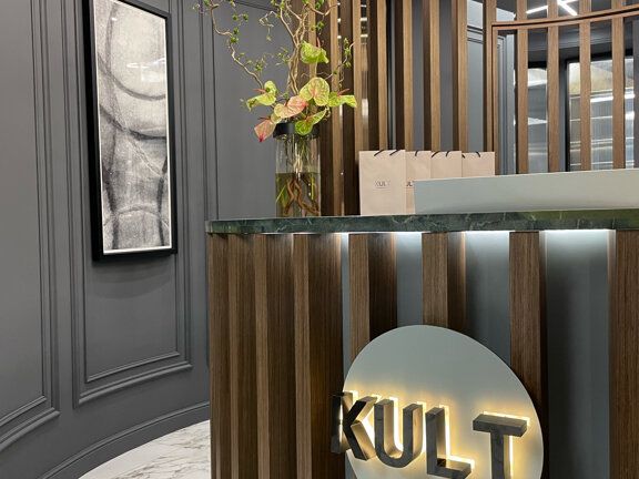Kult Мужская бутик-парикмахерская, интерьер