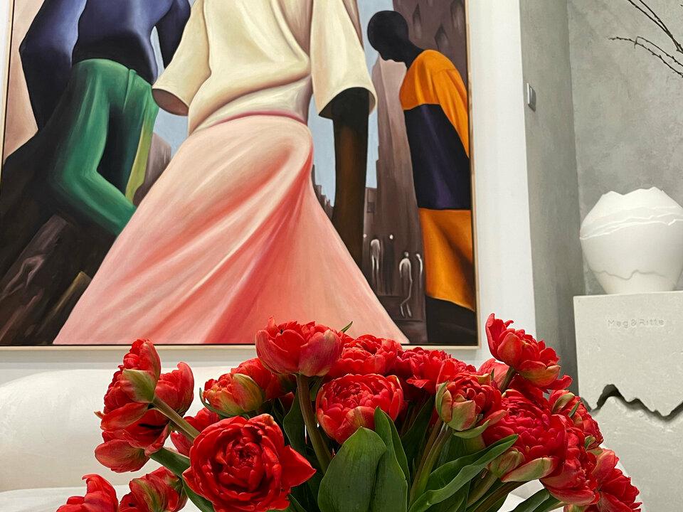 L'art, интерьер