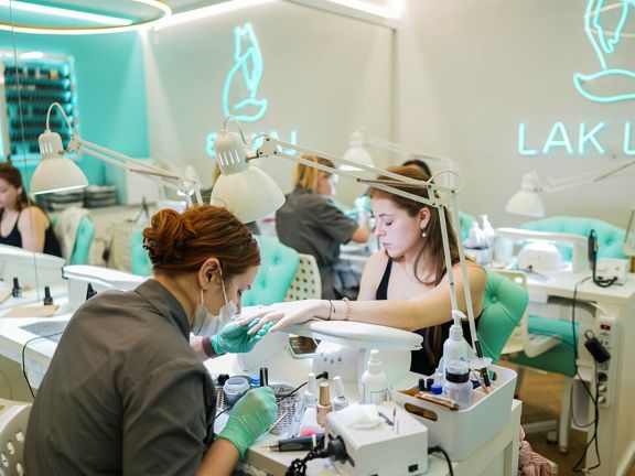 Lak Lab nails, интерьер