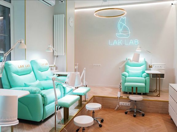 Lak Lab nails, интерьер