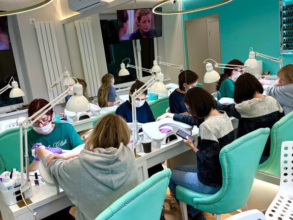 Lak Lab nails, интерьер