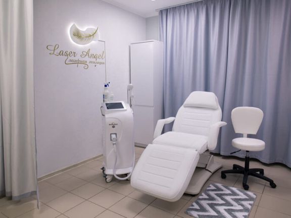 Laser angel, интерьер