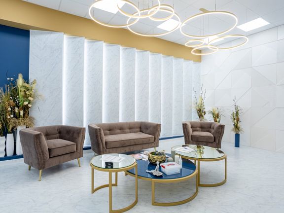 Laser House, интерьер
