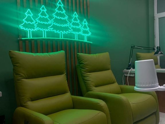 Les Nails, интерьер