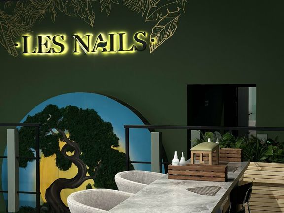 Les Nails, интерьер