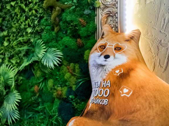 Лиса в бигудях, интерьер