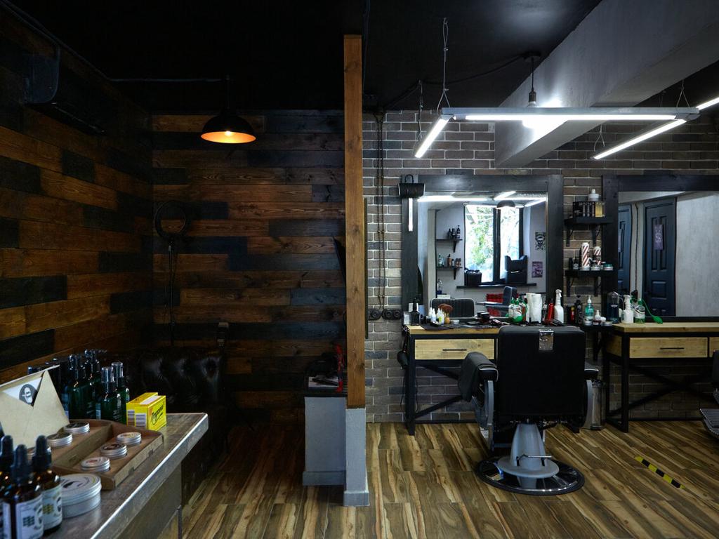 Loft Barbershop, интерьер