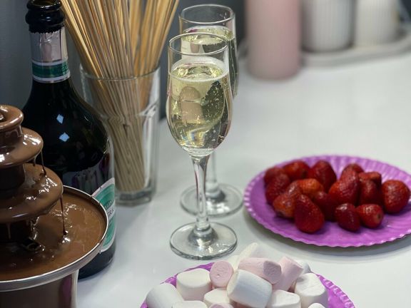 Marshmallow Nail Bar, интерьер