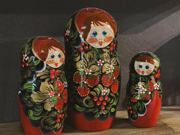 Матрёшки, интерьер