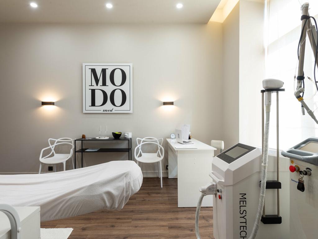 Modo med, интерьер
