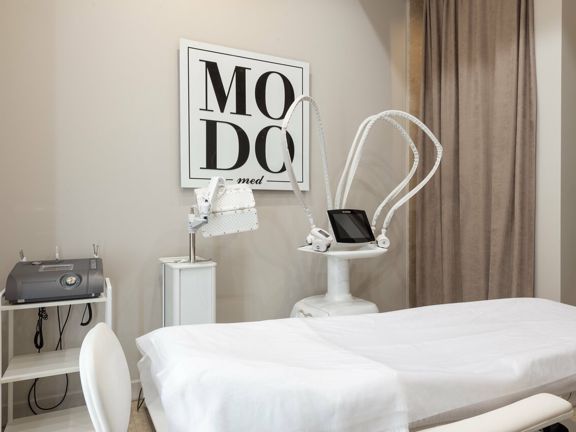 Modo med, интерьер