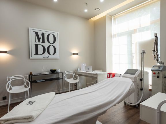 Modo med, интерьер