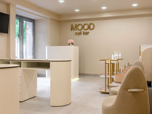 Mood nail bar, интерьер