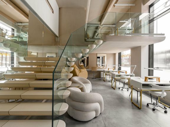 Mood nail bar, интерьер