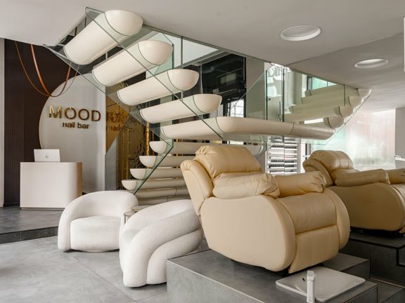 Mood nail bar, интерьер