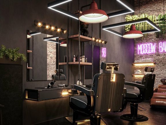 Moscow Barber, интерьер