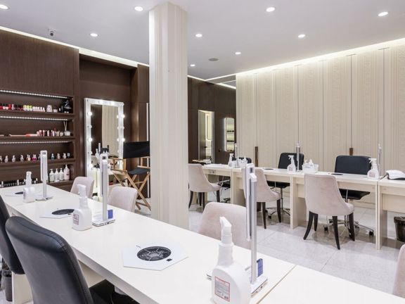 Москвичка Nails, интерьер