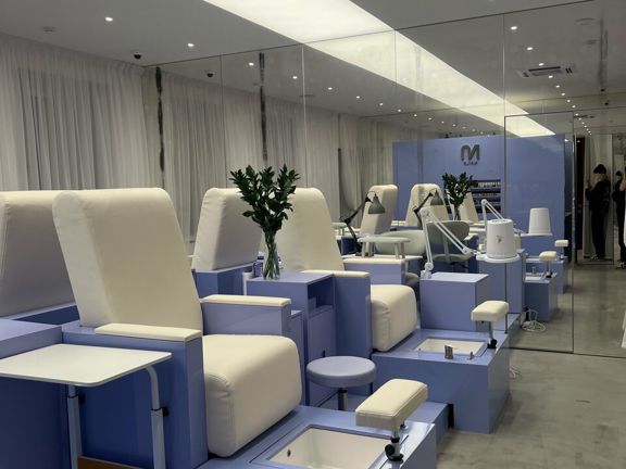 Москвичка Nails, интерьер