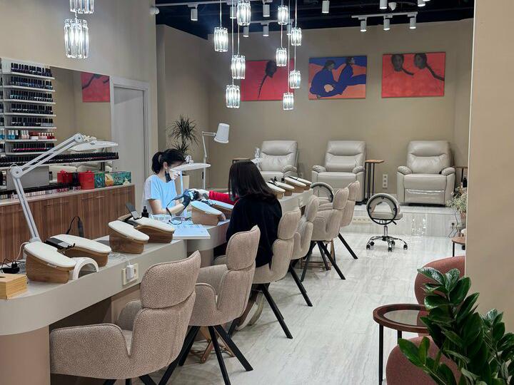 Москвичка Nails, интерьер