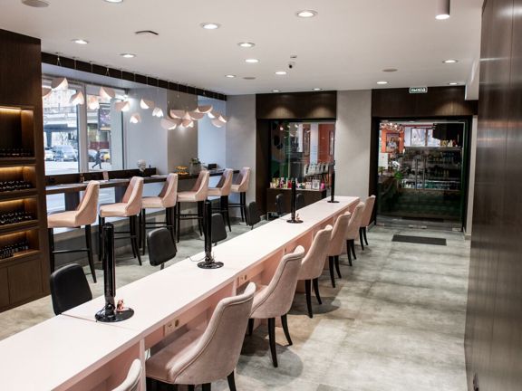 Москвичка Nails, интерьер
