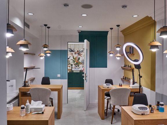 Москвичка Nails, интерьер