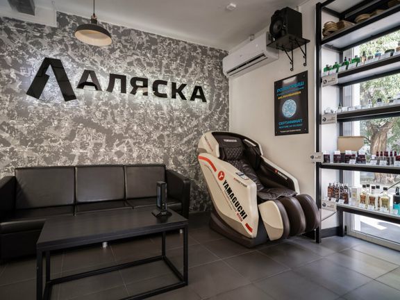 Мужская парикмахерская Аляска, интерьер