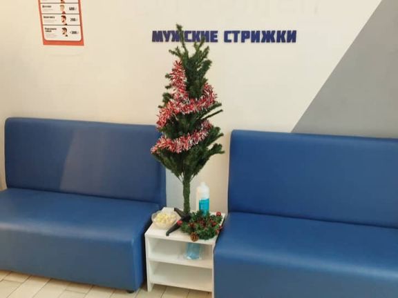 Мужские стрижки, интерьер