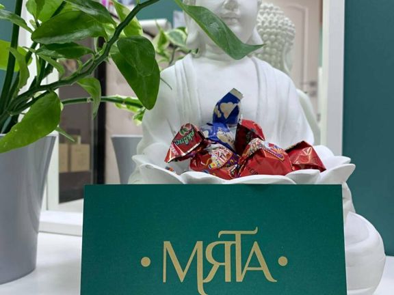 Мята, интерьер