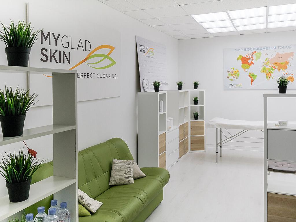 MyGladSkin, интерьер