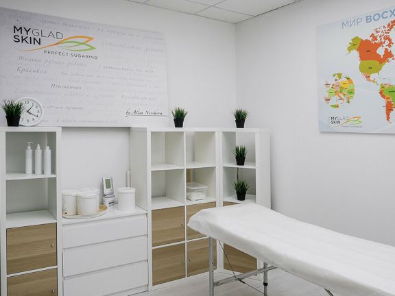 MyGladSkin, интерьер