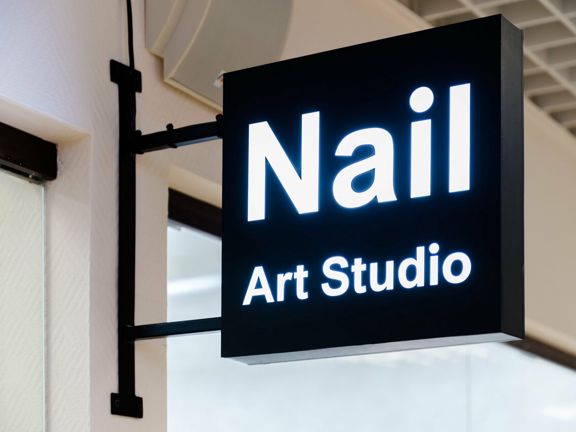Nail art studio, интерьер