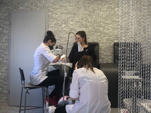 Nails Viktoria Vogue, интерьер