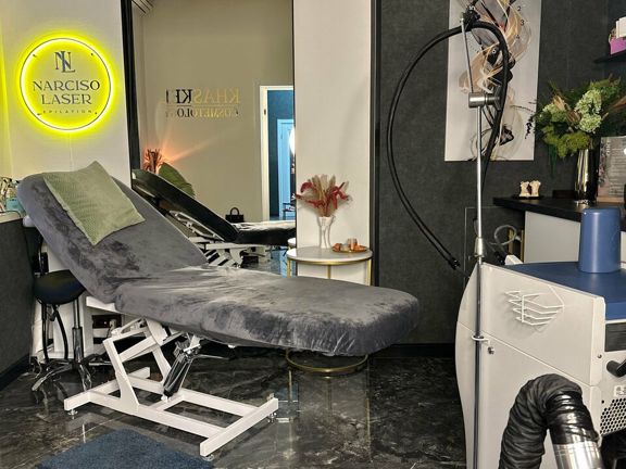 Narciso Laser, интерьер