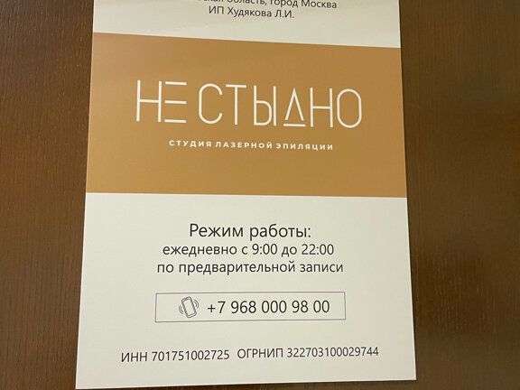 Не стыдно, интерьер