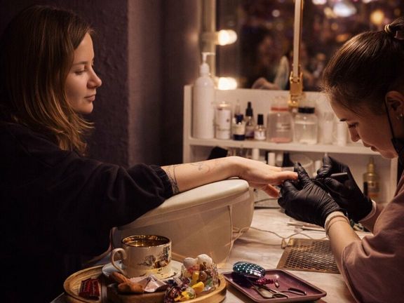 Única Beauty Bar, интерьер