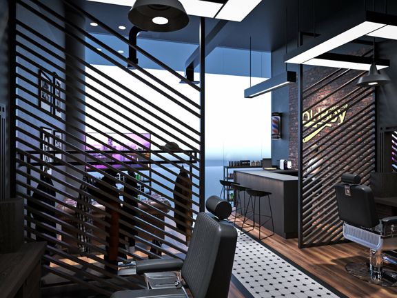 OldBoy Barbershop, интерьер