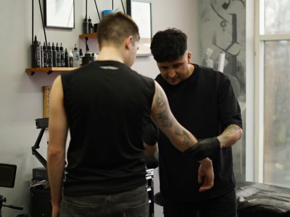 Onyx Tattoo, интерьер
