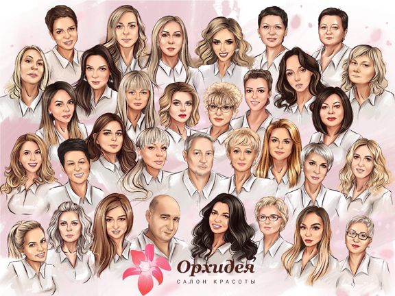 Орхидея, интерьер