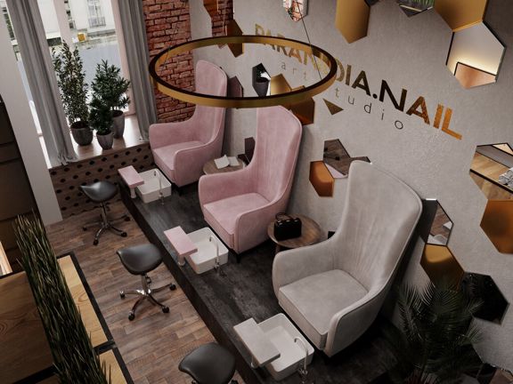 Paranoia. nails, интерьер